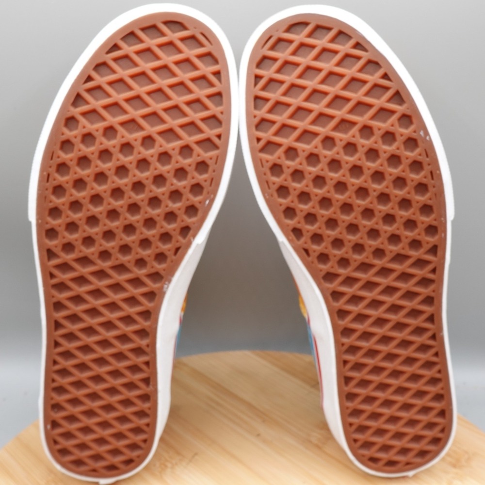 Vans Tie Dye Off the Wall Juniors 6.5 Classic Shoes Sneakers Blue Red  508731‎ - Picture 7 of 10